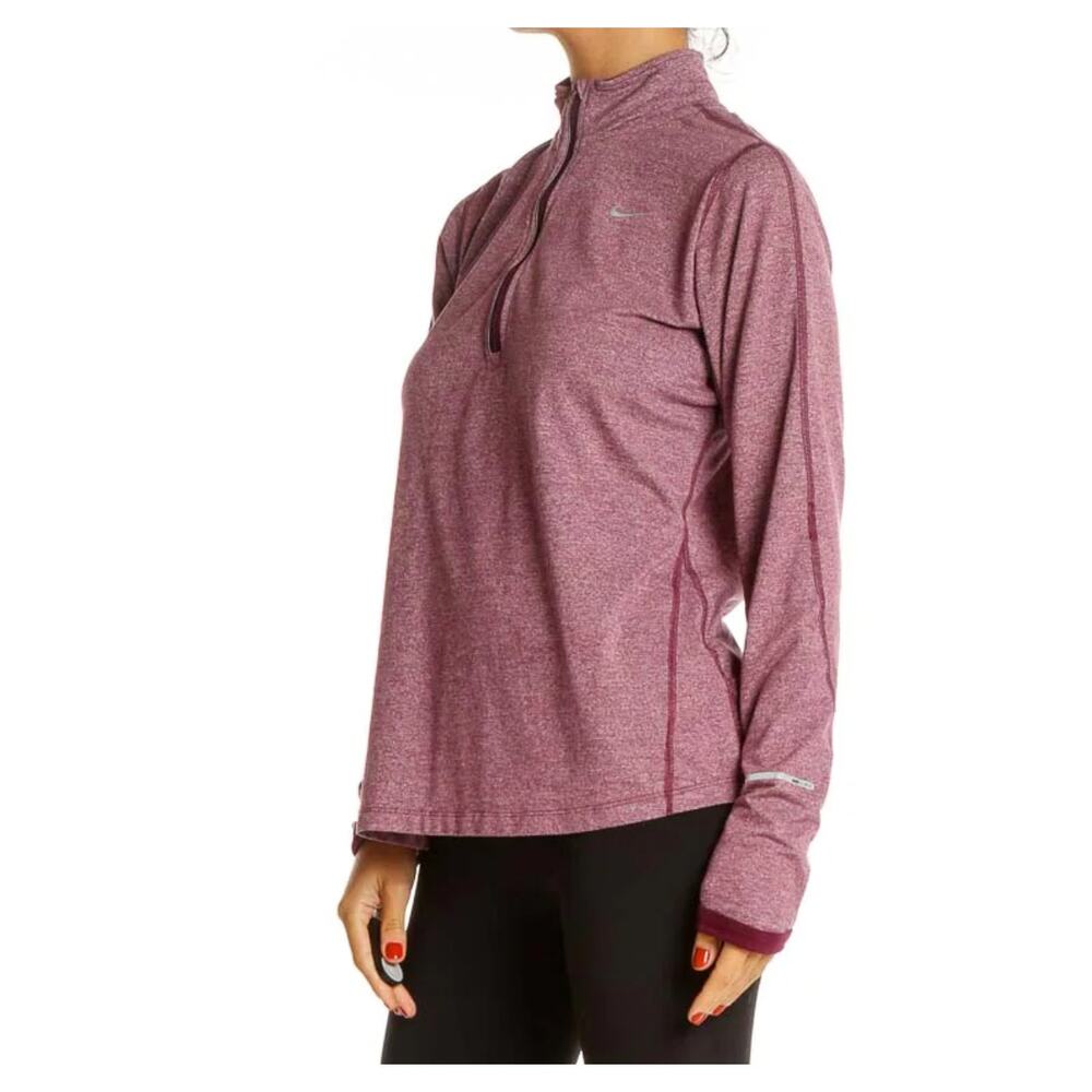 Just in 💫| Nike Red Zip Up Thumb Hole Sweatshirt sz M - Picture 2 of 11